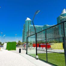 Champs Sports Club Outdoor Padel in Dubai Festival City